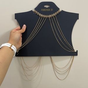 Forever 21 Collar Body Chain Necklace NWT